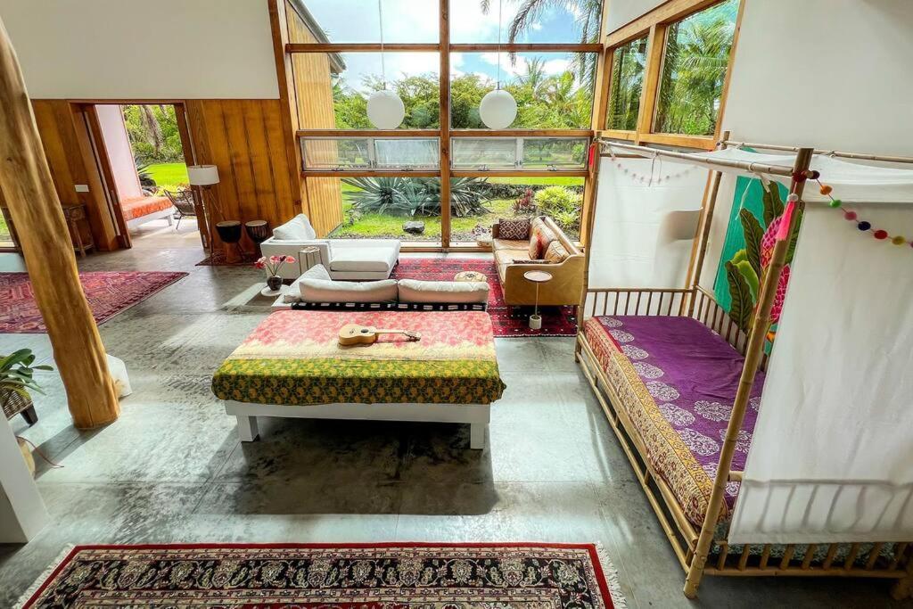Jungle Haven Ocean Front Eco Villa On Fruit Farm Pahoa Dış mekan fotoğraf