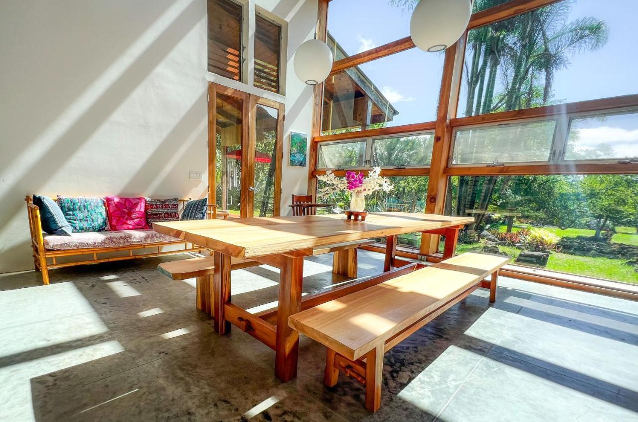 Jungle Haven Ocean Front Eco Villa On Fruit Farm Pahoa Dış mekan fotoğraf