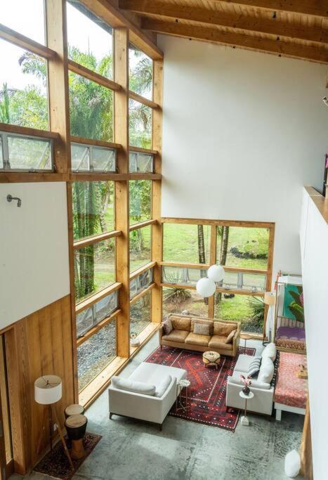 Jungle Haven Ocean Front Eco Villa On Fruit Farm Pahoa Dış mekan fotoğraf